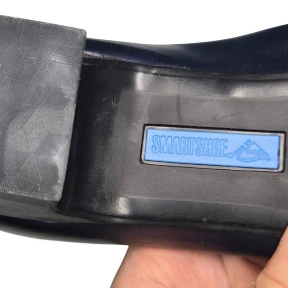 Easy Spirit Navy Leather Pumps Sz 8 1/2 B SmartShoe - Picture 5 of 8